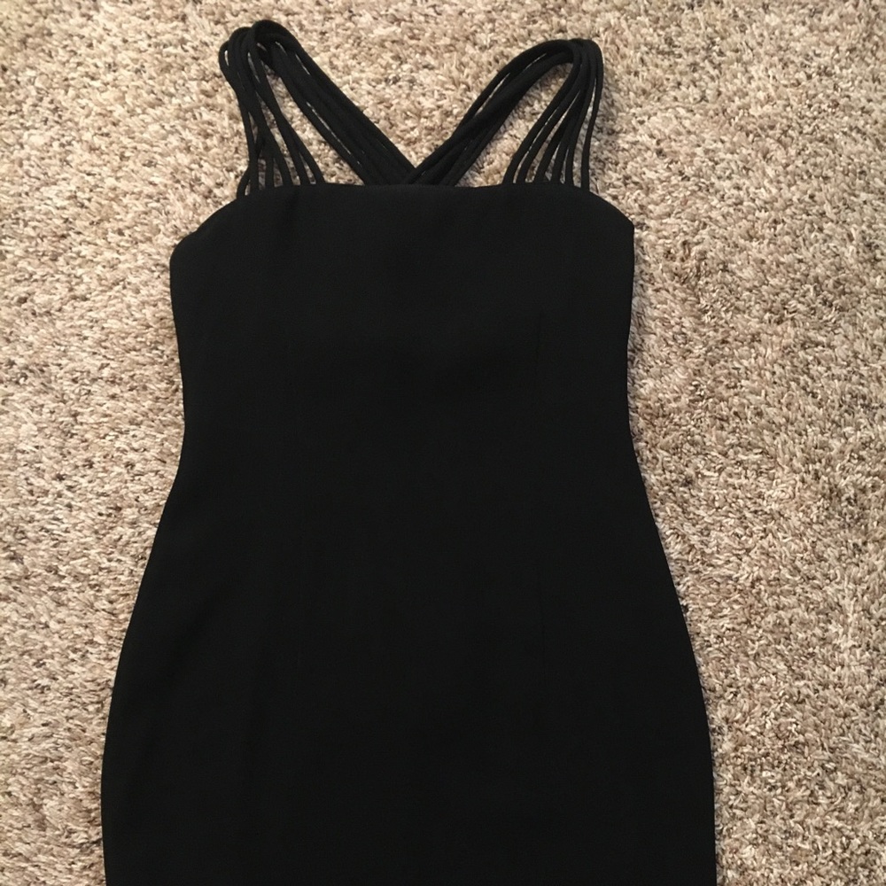 Black cocktail dress